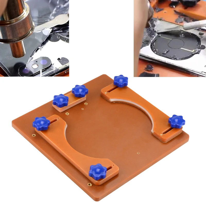 SAYTL Della Copertura Posteriore Separato Smontaggio di Serraggio Supporto di Fissaggio per il iPhone 11 Pro Max X XS 8P 8G Rotto copertura Posteriore di vetro Fix