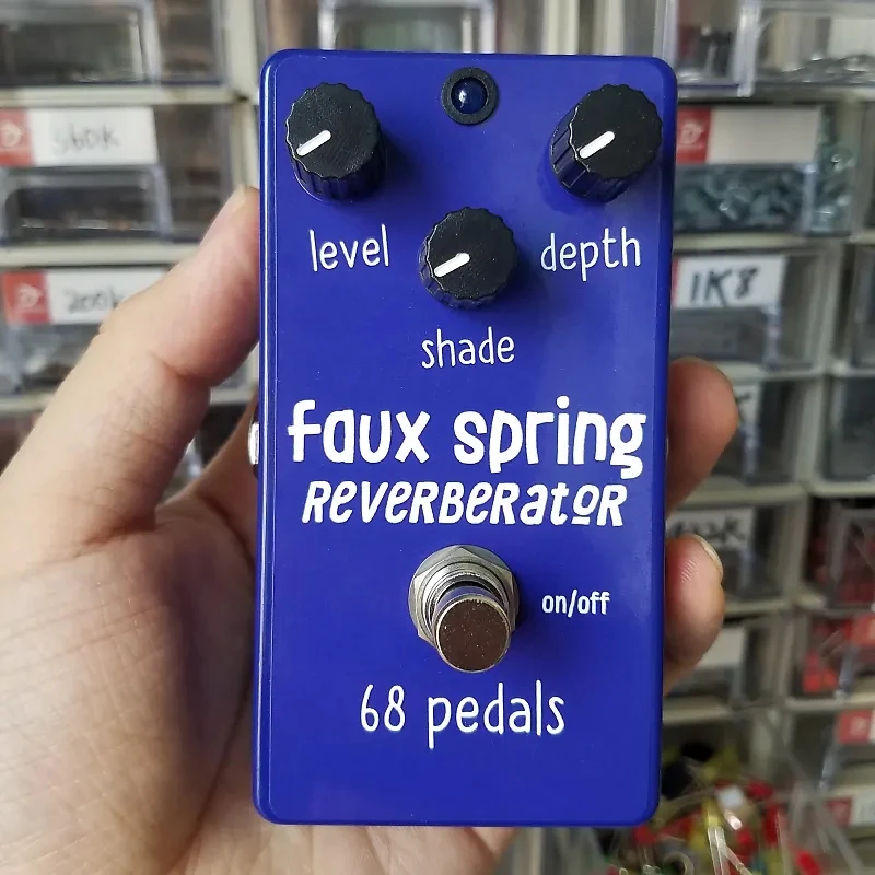 

68pedals faux spring reverb reverb pedal, Wampler faux spring reverb reverb version, guitar effects