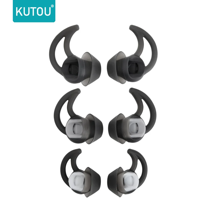 

KUTOU Earplugs For Bose QuietComfort 30 QC30 QC20 Sound Sport Pulse/Free/Wireless Earphone Silicone Earbuds EarTips Eargel