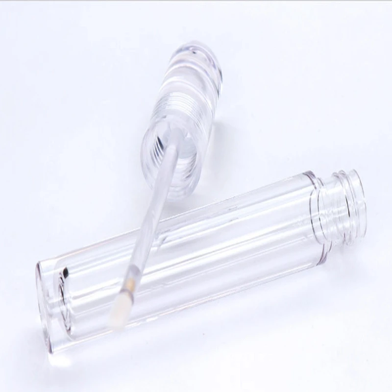 1000pcs/lot 7.8ML Empty Lipstick Tubes Transparent Crystal Lip Gloss Tubes With Wand Empty Lip Gloss Tubes Clear bottles