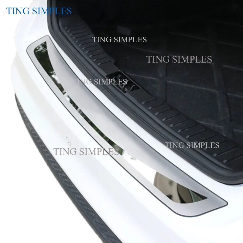 Rear Bumper Protector Deck Step Panel Boot Cover Fit For Toyota Corolla E170 2014 2015 2016 2017 Sill Plate Trunk Trim Stainless