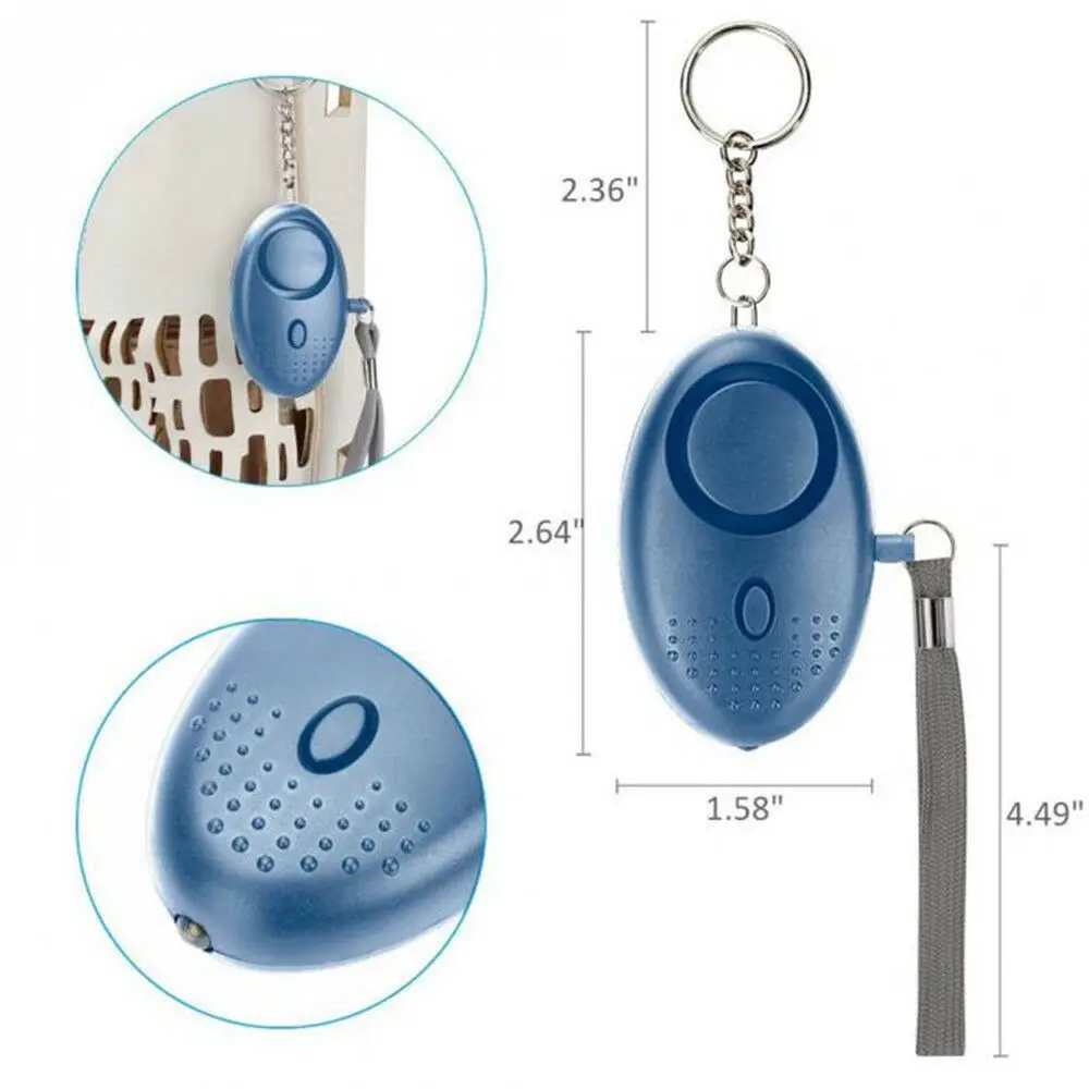 130db Self Defense Personal Defense Siren Anti-attack Security for Children and Women Carrying a Panic Alarm Security