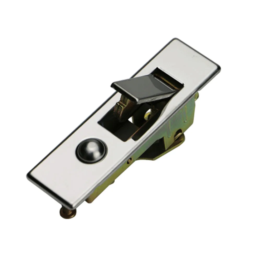 Stainless steel furniture wooden door lock dot button spring lock MS507 fire hydrant box wooden box fire hydrant lock
