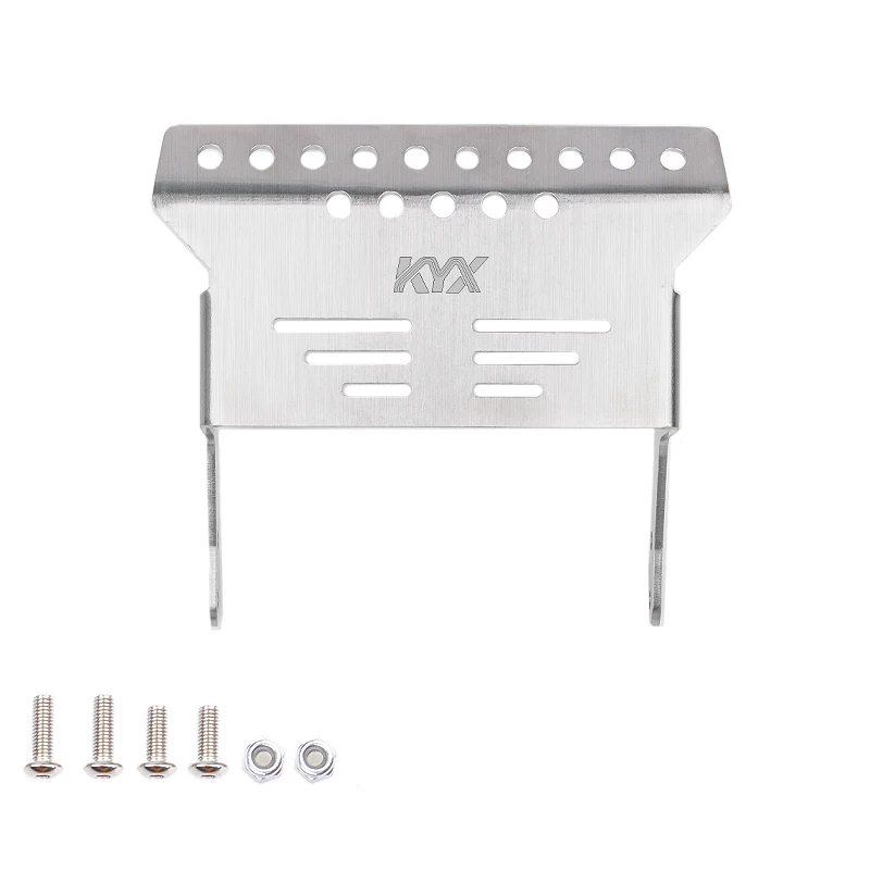 KYX Racing Stainless Steel Chassis Protector Chassis Guard Board Upgrades Parts Accessories for RC Crawler Car Tamiya CC02