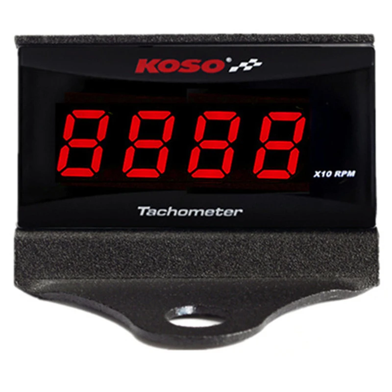 koso Motorcycle Square Mini RPM gauge Digital tachometer rpm LED Digital for Racing And Scooter