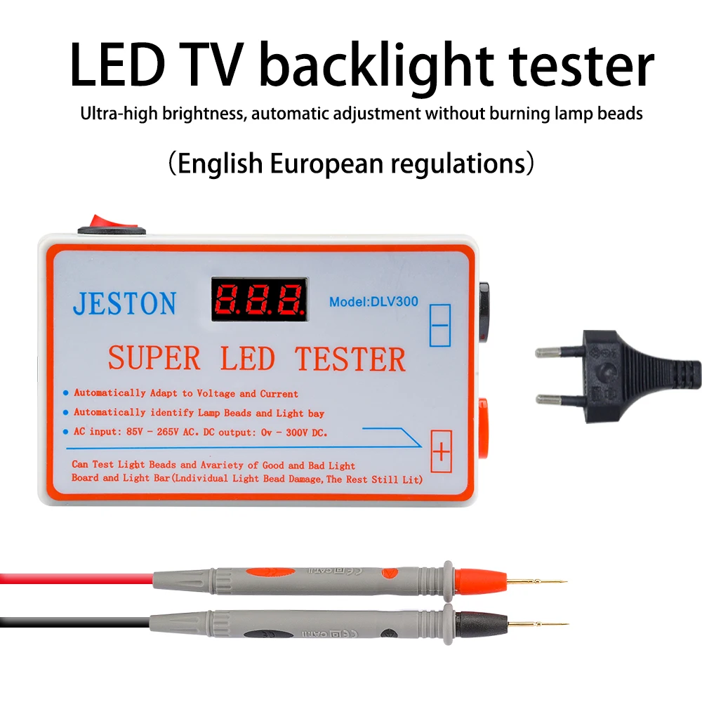 0-300V Output TV LED Tester TV Backlight Tester Meter Repair Tool Lamp Beads Strip Multipurpose LED Strips Beads Test Tools