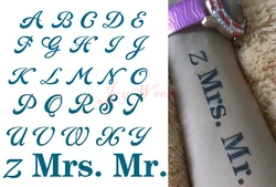 Waterproof Temporary Tattoo Sticker English word letters alphabet Mr. tatto stickers flash tatoo fake tattoos for girl men 4