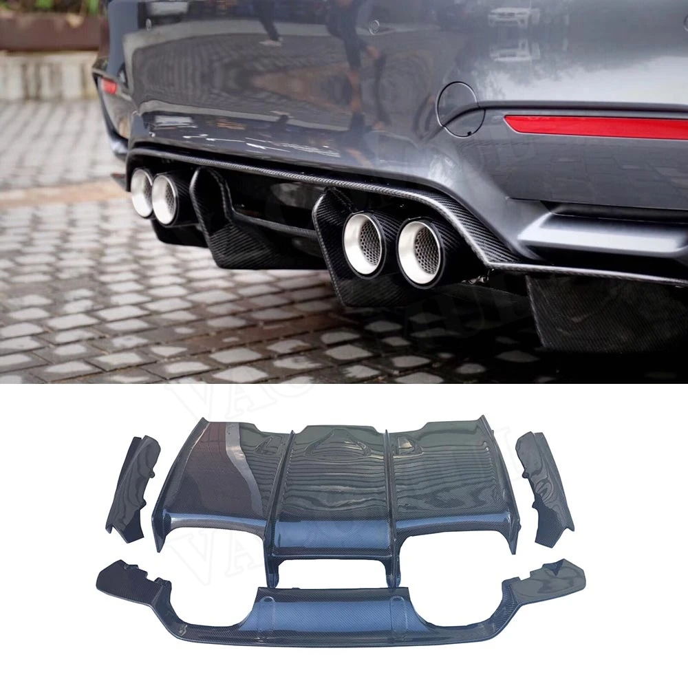 

Carbon Fiber Rear Bumper Lip Diffuser Splitters Spoiler For BMW F80 M3 F82 F83 M4 2014-18 Standard And Convertible PSM Style