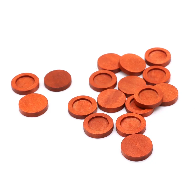 20pcs/lot  wood material Cabochon fit 12mm 25mm Base wood frame Pendants for silicone mold Jewelry Making DIY Handmade Craft