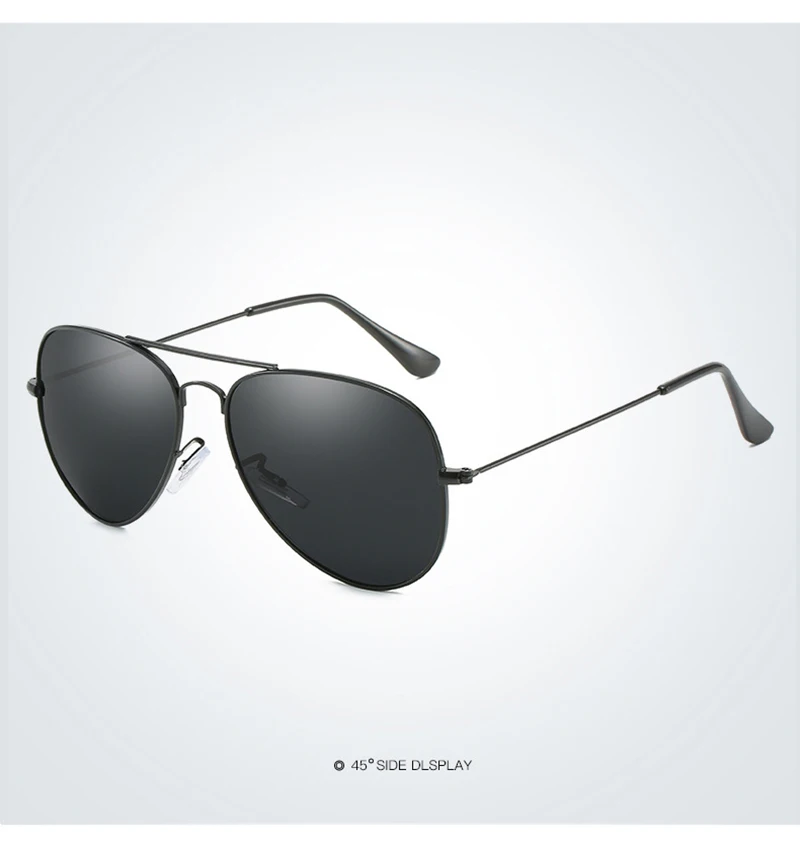 Klassische Pilot Männer Sonnenbrille Polarisierte Vintage Metall Ray Sonnenbrille Frauen Spiegel Farben Fahren Männlich Shades UV400 – Detail 10
