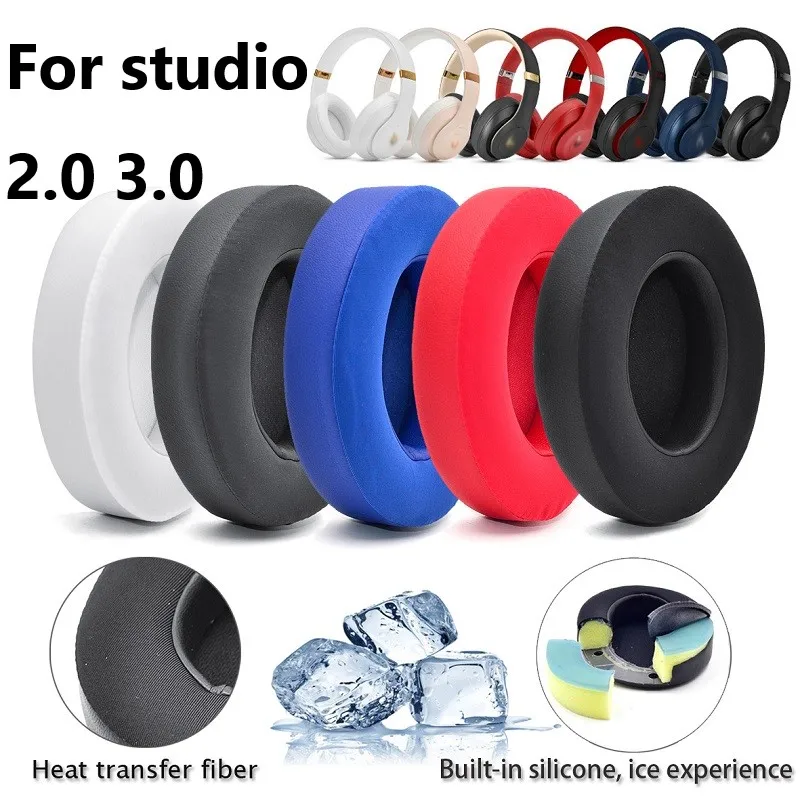 

Replacement Earpads Cushion for Studio 2.0 3.0 High Quality Ice Feeling Sponge Foam Ear Pads Cover for Studio 2 3 Headphone