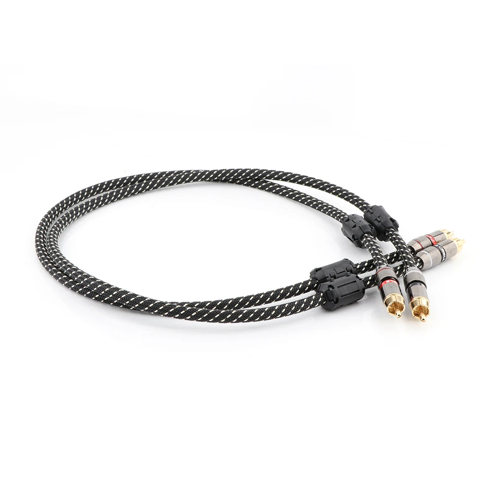 CANARE Kabel RCA Stereo HIFI Pasangan Kabel RCA Stereo, Premium Kinerja Tinggi, Audio HIFI 2rca Ke 2rca, Kabel Interkoneksi