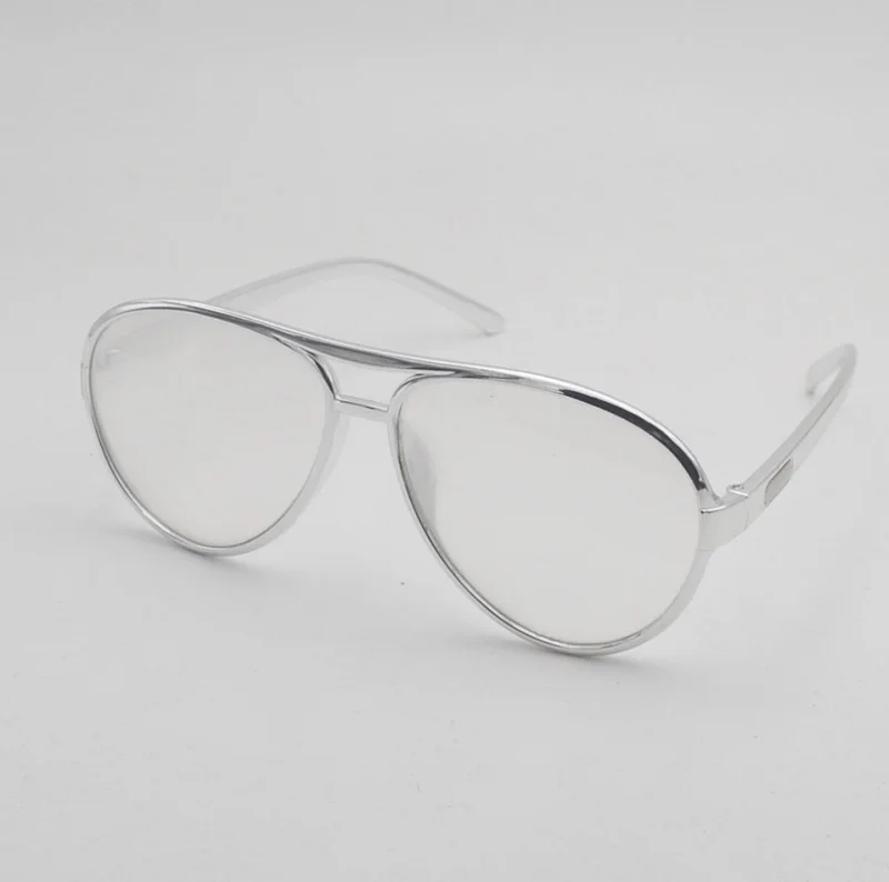 High Quality Silver Plating Frame Diffraction Glasses  Fireworks Glasses