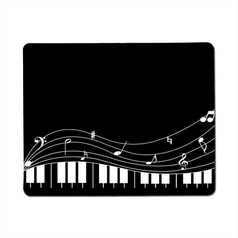 MousePad Piano Keys Play Mats Vintage Cool Musical Notes Rubber durable non-slip small size mouse pad hot sale