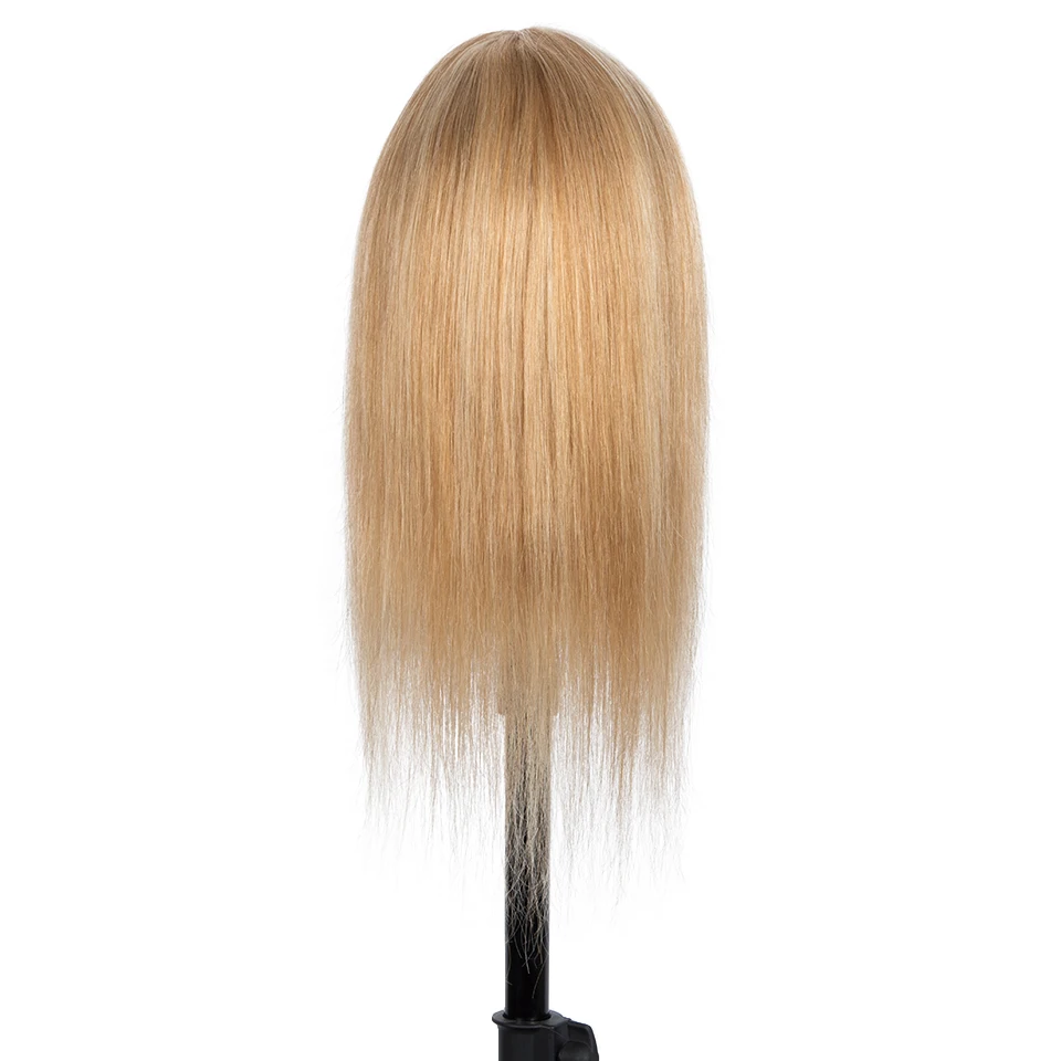 Sleek Highlight Blonde Human Hair Wigs 30 Inch Natural Brazilian Hair Wig For Women Straight Bob Wigs With Bang Short Ombre Wig