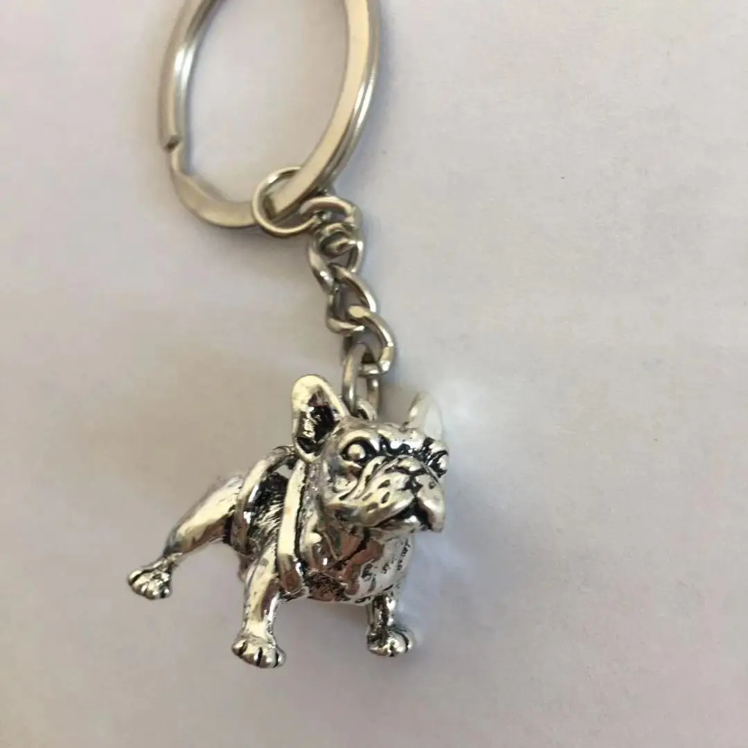 French Bulldog Dog Key Chain Key ring Handbag Accessories Pet Jewelry Valentine Birthday Gifts pet lovers