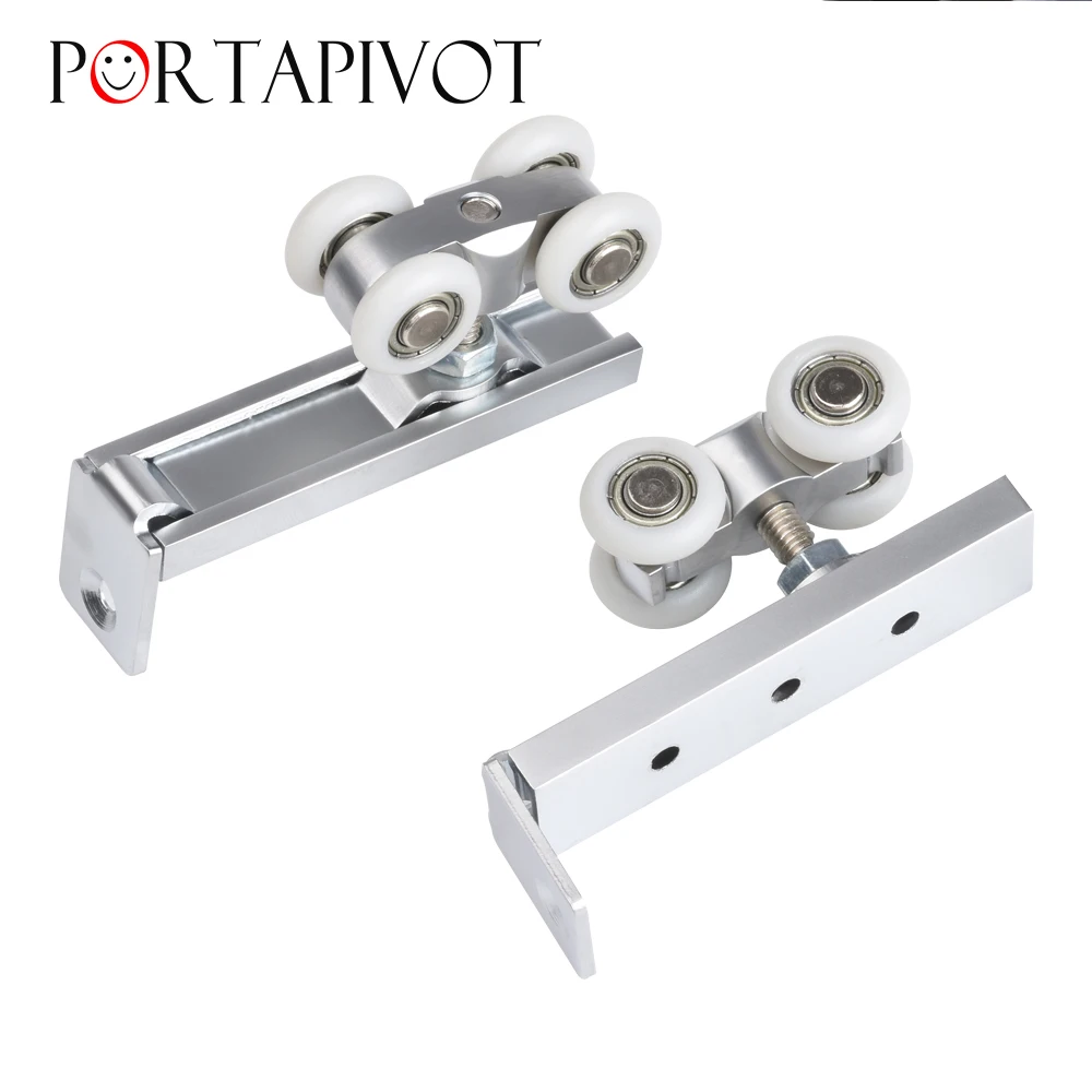 Wardrobe Hanging Roller Pulley Wooden Door Sliding Door Hardware Hanging Pulley Wheel Slides Rail Pulley Trumpet