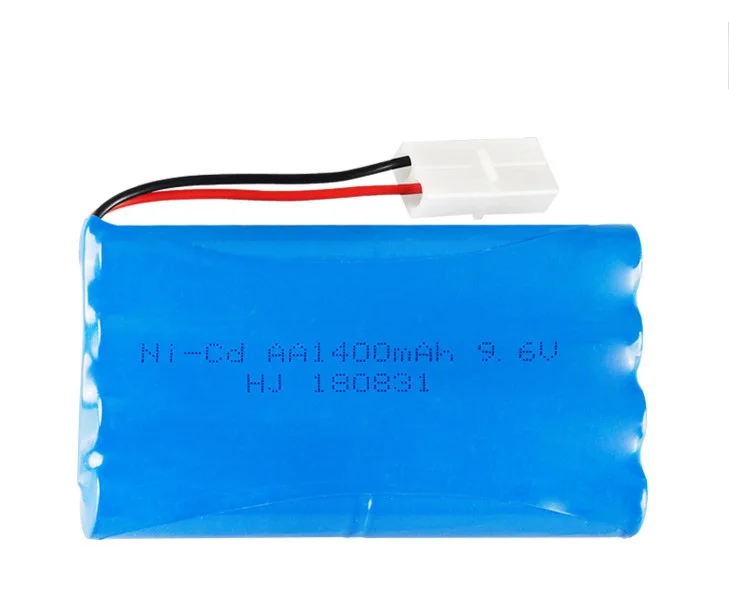 9.6v 1400mah NiCD Batterij Voor Rc Speelgoed Auto's Tanks Vrachtwagens Robots Guns Boten AA Ni-CD 9.6v Oplaadbare Batterij