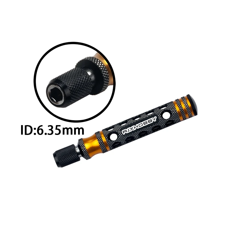 RJX HOBBY 4 in1 6.35mm Hex Screwdriver 1.5 2.0 2.5 3.0mm for RC Car Helicopter FPV Drone Repair Tool