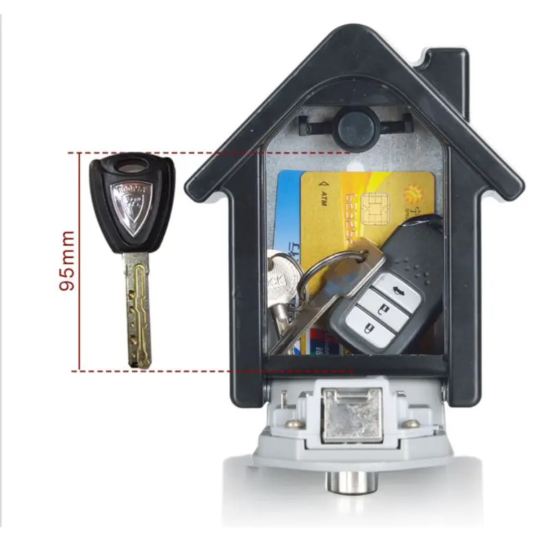 4 cifre di sicurezza esterna ad alta sicurezza a parete chiave cassetta di sicurezza codice serratura sicura