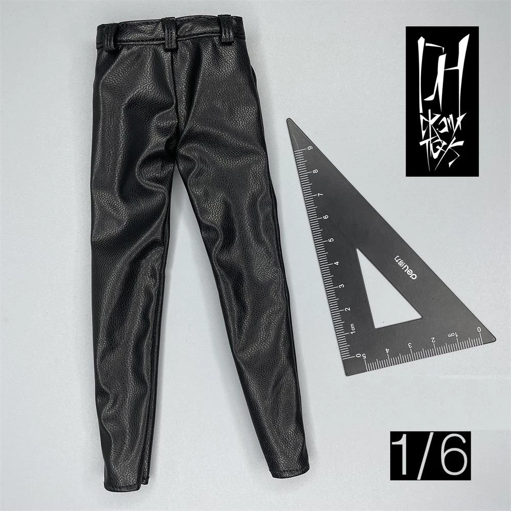 

For Sale 1/6th Fashion Black Skinny Slim Pants Trousers Model For Usual 12inch Body Doll Collectable