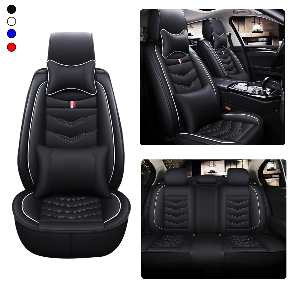 

Leather Car Seat Covers For Chevrolet Orlando Equinox silverado Suburban Sonic LT-RS Sail Spark Trax Traverse Tahoe Seat Cushion