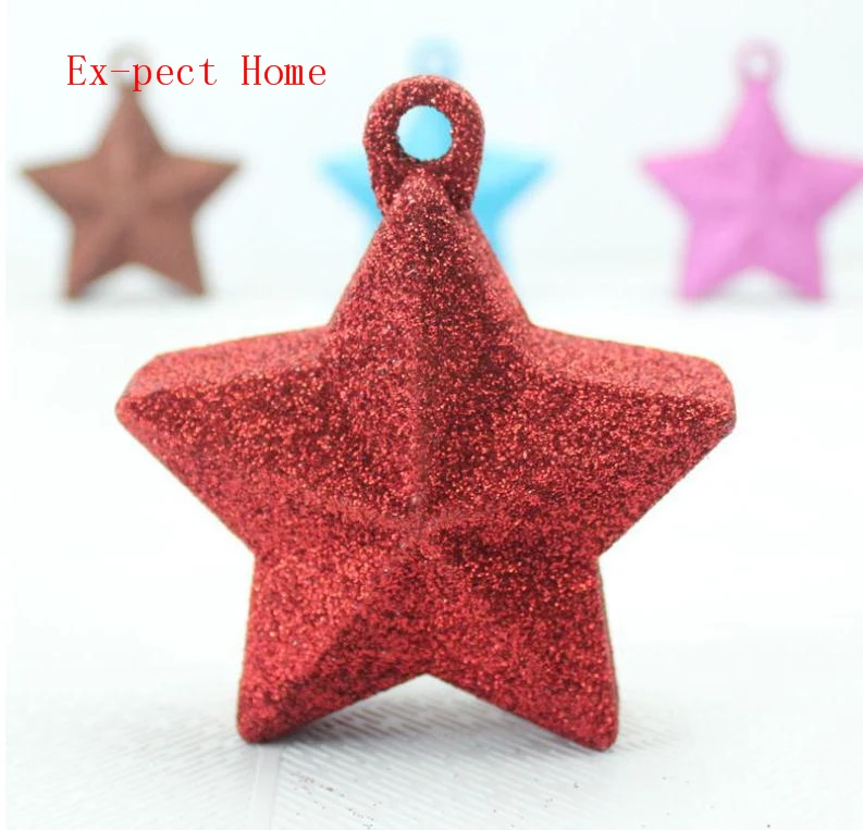 100pcs Creative Star Pendant Gravity Block Helium Balloon Weights Pentagram Balloon Accessories Party Decorations