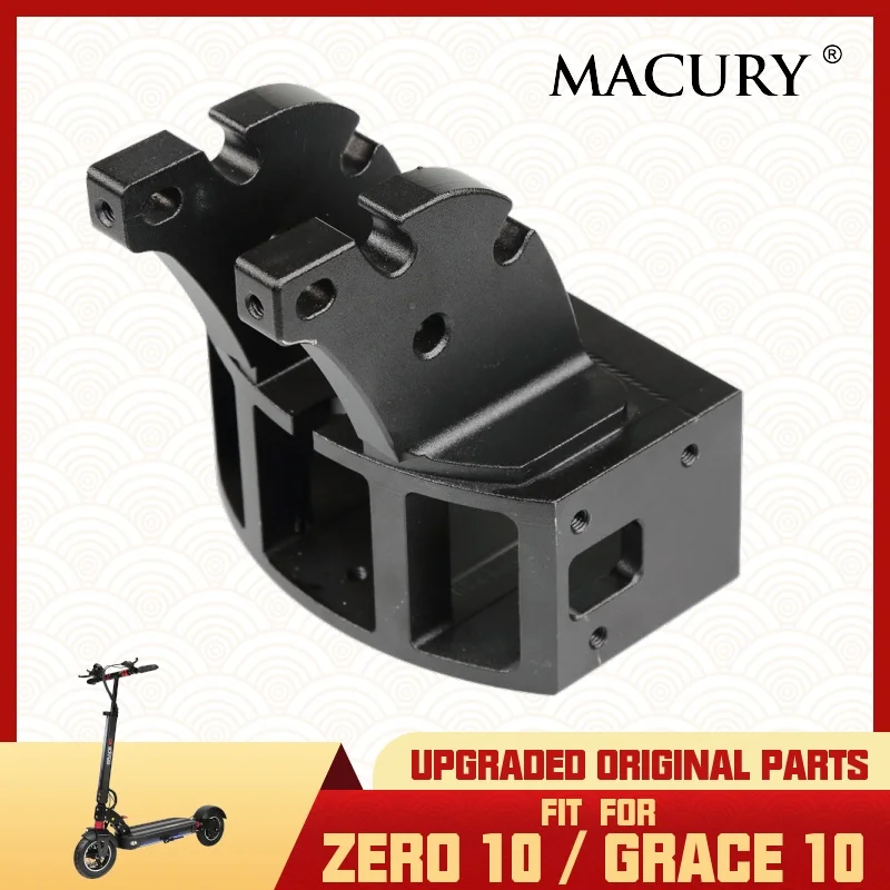 Original Upgraded Front Plate Integrated With Folding Base Only Fit For ZERO 10 GRACE 10 Electric Scooter Macury Spare Parts