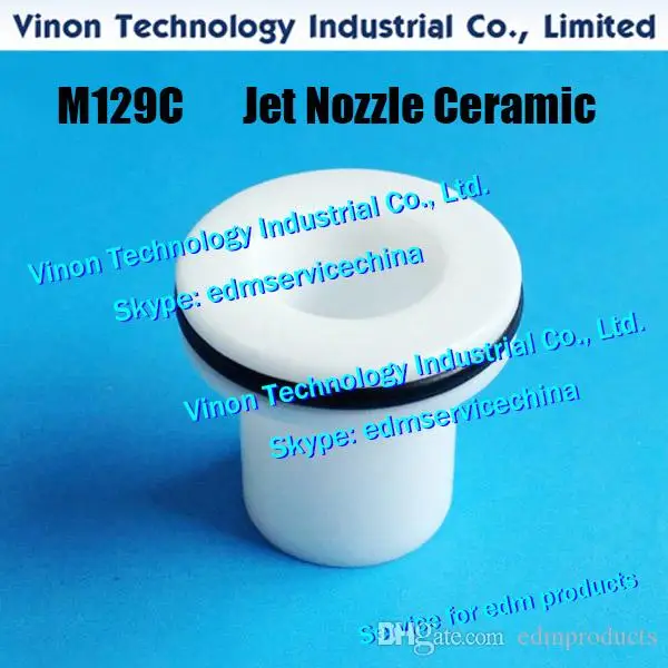 X054D826H09 edm Upper Jet Nozzle Ø0.3mm M129C for SZ,SX,RA,FA,NA machine X054-D826-H09 size:OD=23x21L