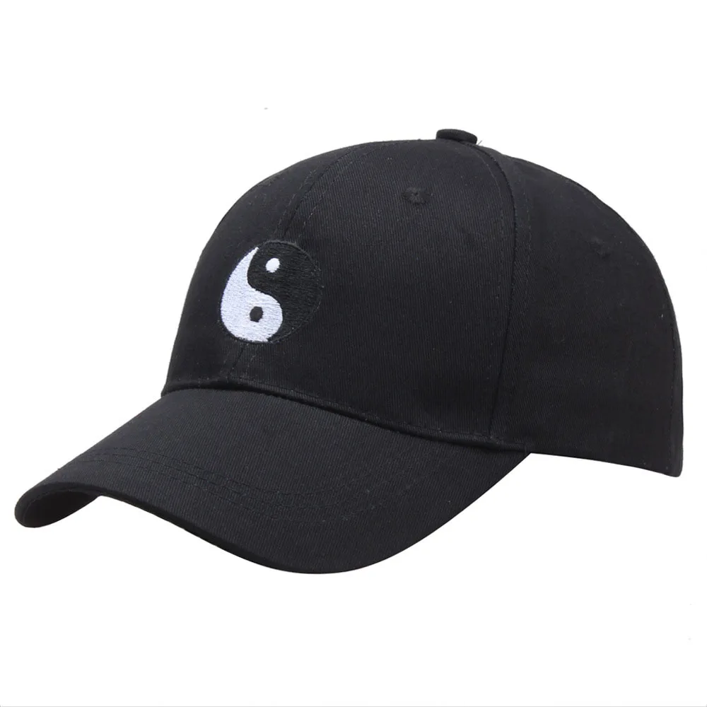 High Quality Dad Hat 100% Cotton Swimming Yin and Yang Gossip Embroidered Hat Snapback Baseball Cap For Men Women Trucker Caps