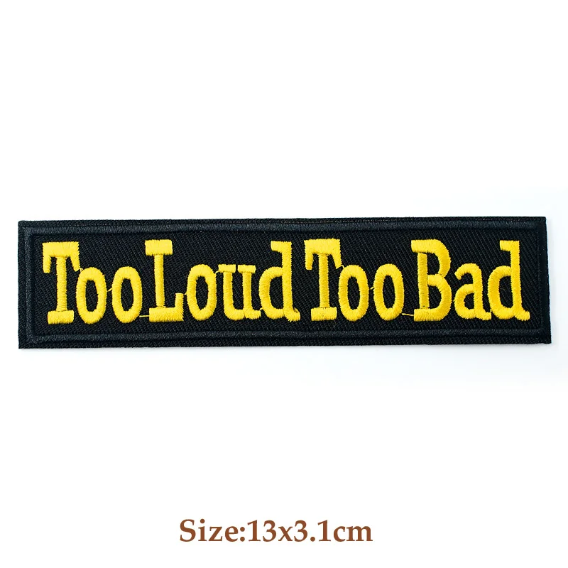 Written Words Iron-On Patches Cloth Mend Decorate Clothes Apparel Sewing Decoration Applique Badges