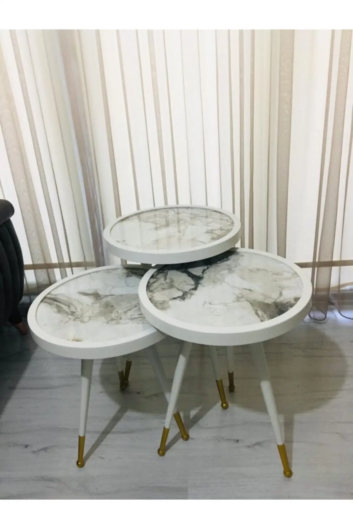 Zigon Salontafel 3 Pcs Koffie Tafels