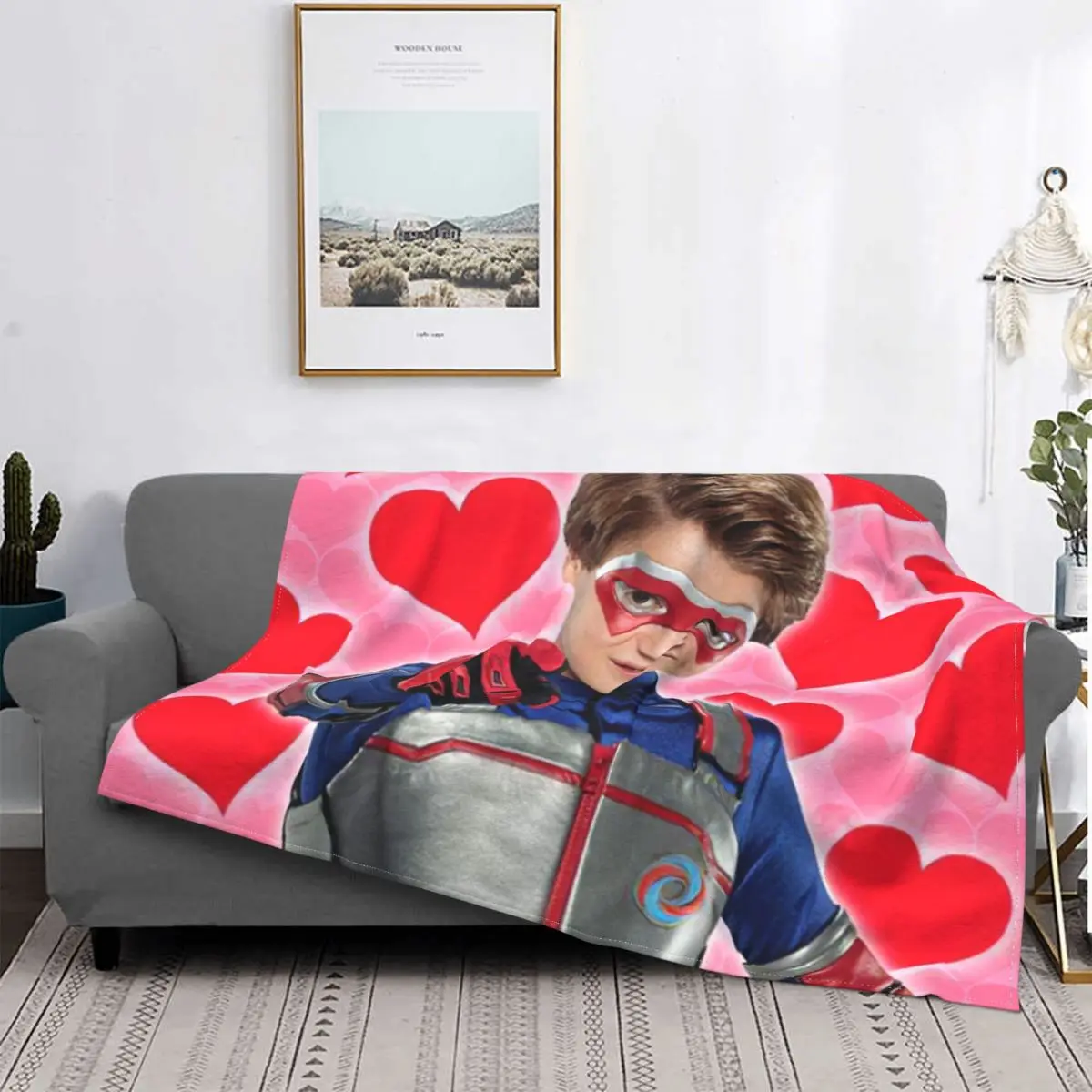 

Henry Danger Blankets Fleece Decoration Ultra-Soft Throw Blankets for Bedding Bedroom Plush Thin Quilt