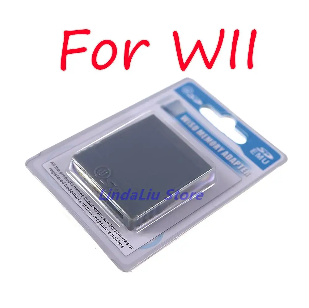 10pcs SD Card Reader Converter Memory Card Reader for WII Gamecube GC SD Flash Memory Card Adapter Game Accessories