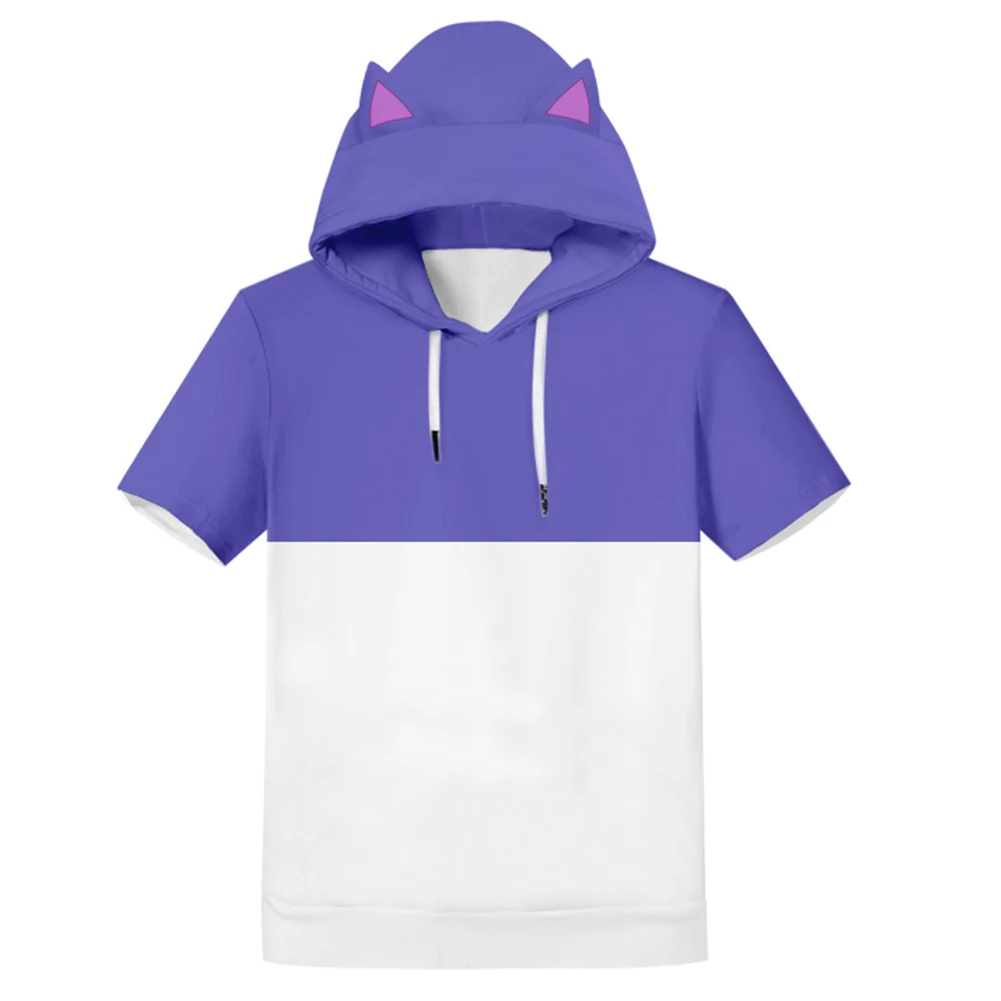 Bambini adulti The Owl Cos House Luz Noceda Gus Cosplay felpa con cappuccio manica corta t-shirt Zip Up giacca da Baseball cappotto sciarpa di flanella