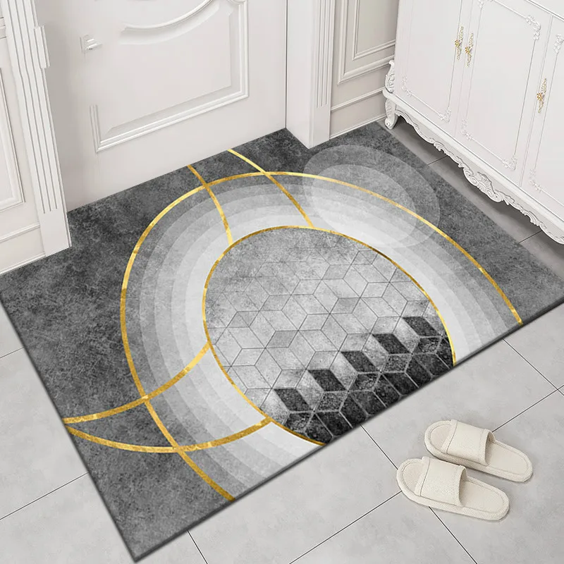 

Door Mat Entrance Pedal Mat Entrance Door Mat Nordic Carpet Living Room Wash-Free Home Non-Slip Household Mat rugs for bedroom