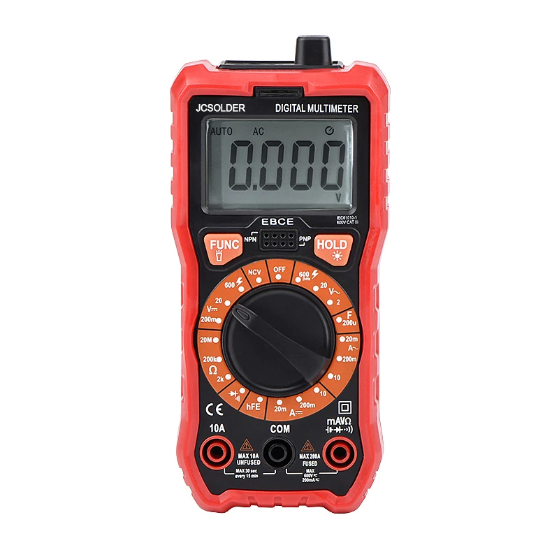 JCD di Saldatura kit di ferro con Multimetro Digitale Auto Che Vanno 6000 conta AC/DC 80W 220V Temperatura Regolabile saldatura saldatura