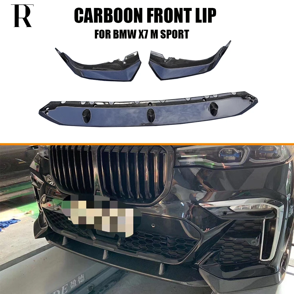 MP Style Full Carbon Fiber Front Bumper Chin Lip for G07 New X7  with M Sport Package 2019UP