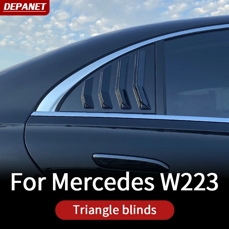 

Оконная отделка Depanet для 2021 Mercedes w223 S series 2022 400 450 550, внешние аксессуары