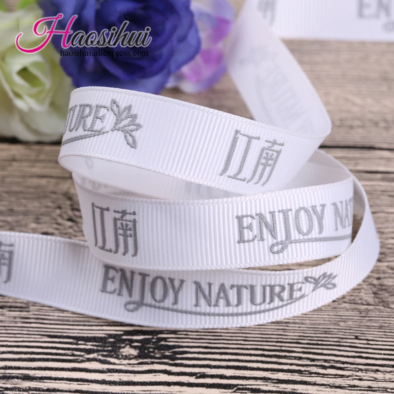 

1-1/2''(39mm) Custom Three-Dimensional Bridal Shower Ribbon with Names on it for a Wedding Grosgrain 100yards/lot