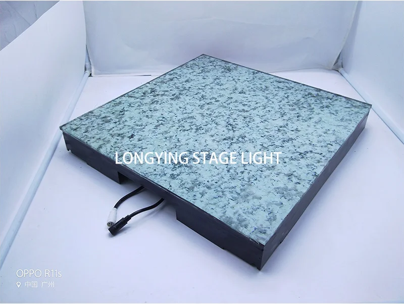 Marble Effect 50cmx50cm RGB 3IN1 Manufacturer Portable Colorful Tile LED Dance Floor Dancing Panels Tiles