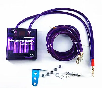 New Purple PIVOT MEGA RAIZIN Universal Car Fuel Saver Voltage Stabilizer Regulator