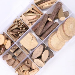 DIY Materials Short Wood Small Log Pieces Children's DIY Handmade Branches Dry Branches Decorated Natural Wood Pieces