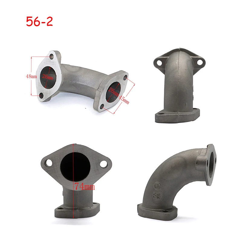 Monkey Bike dirt bike engine Intake pipe Manifold connect inlet Pipe for Lifan Yinxiang Zongshen horizontal engine 125cc 140cc