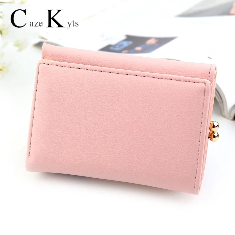 

New Short wallet ladies small wallet Korean version coin purse multi-card bit tri-fold wallet women personalized purses