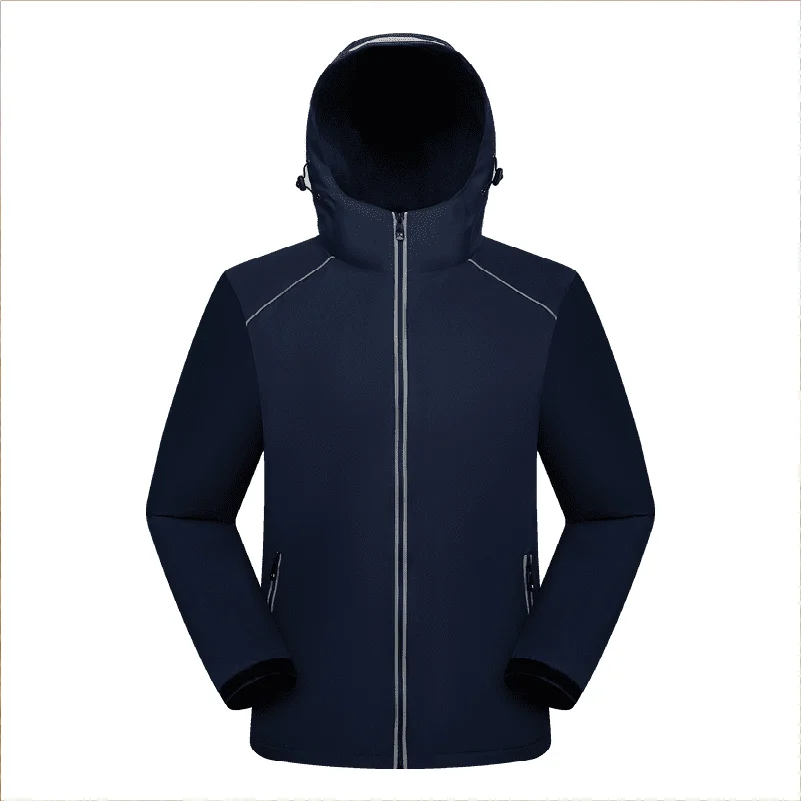 YOTEE Men's And Women's Waterproof Raincoat Logo Custom Outdoor Sports Hiking Jacket Jacket Camping Hiking Windbreaker DIY