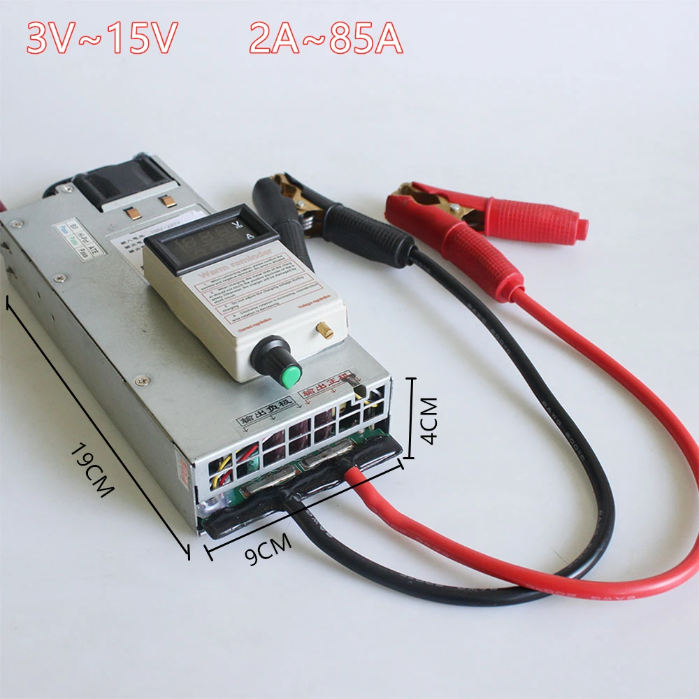 Voltage Current Adjustable Lifepo4 Lipo Li-ion Lithium Battery Charger 3.65V 4.2V 8.4V 12V 12.6V 14.6V 75A 50A Display 2S 3S 4S