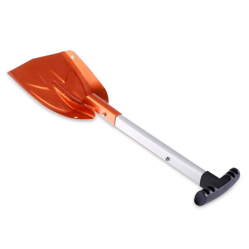 

Folding Snow Shovel Collapsible Outdoor Car Alloy Compact Shovel Cleaning Tool for Courtyard