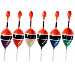 5pcs Fishing Float Slip Bobber 13.4cm Crappie Bass Carp Fishing Slip Drift Tube Wood Fishing Floats Bobbers