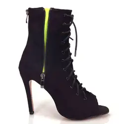 Sapatos de dança latina para mulheres, botas confortáveis para senhoras, salão de baile, salão de baile, saltos altos, sexy, moda latina